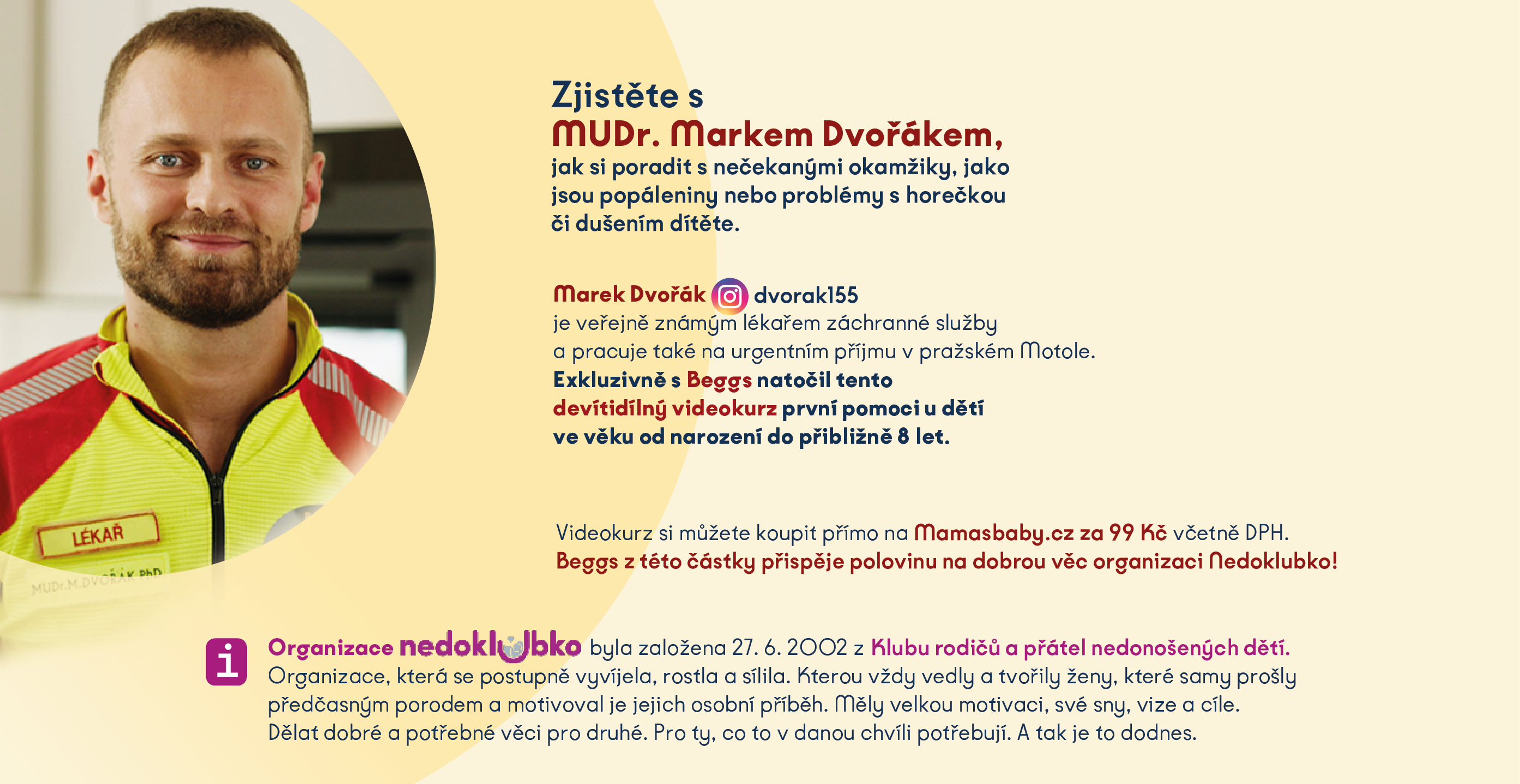 Videokurz první pomoci s Markem Dvořákem